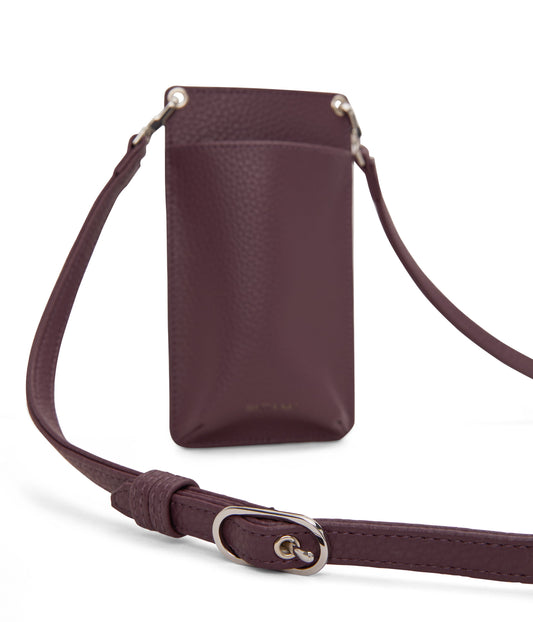 CUE Vegan Crossbody Phone Bag - Purity | Color: Purple - variant::moon