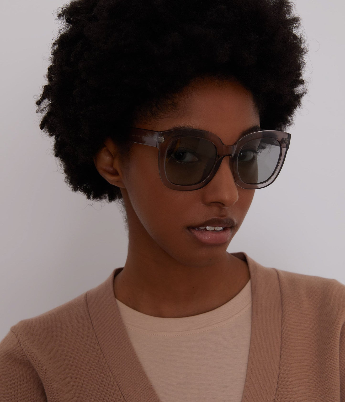 CHARLET Wayfarer Sunglasses | Color: Light Grey - variant::litgry