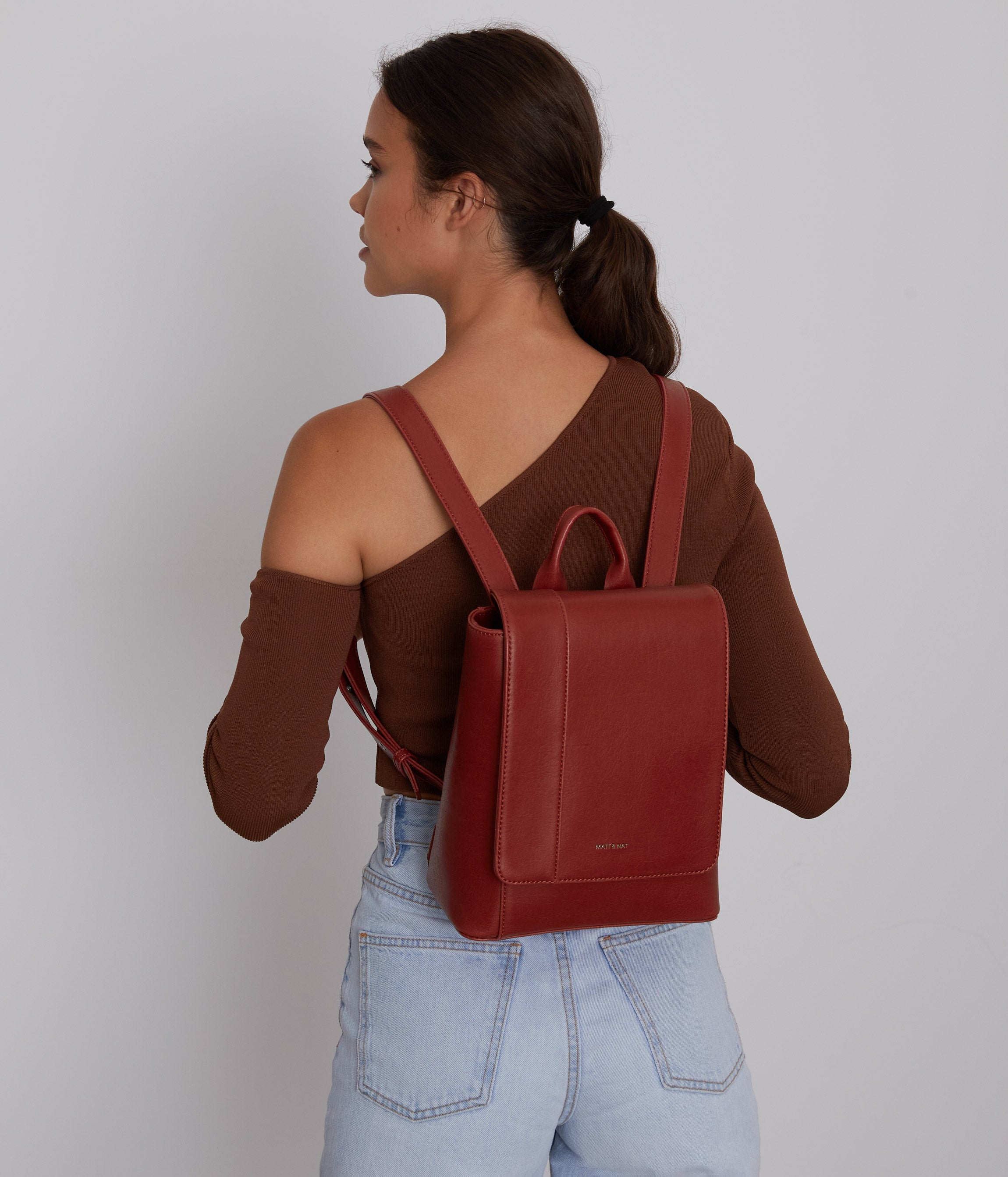 deely vegan mini backpack DEELY MED Vegan Small Backpack - Vintage