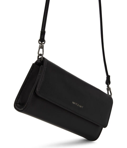 DREWMED Vegan Crossbody Bag - Vintage | Color: Black - variant::black