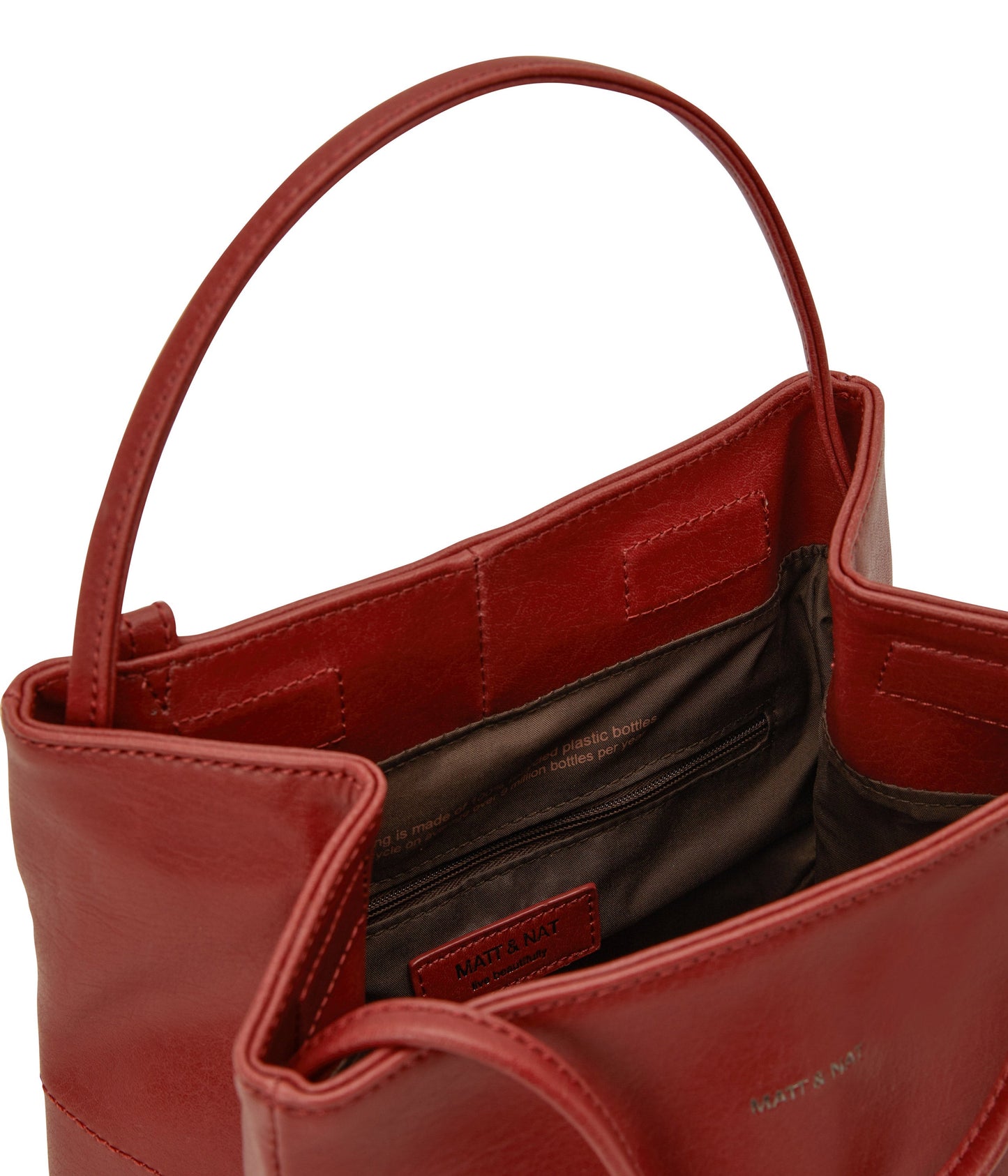 WILLASM Small Vegan Tote Bag - Vintage | Color: Red - variant::barn