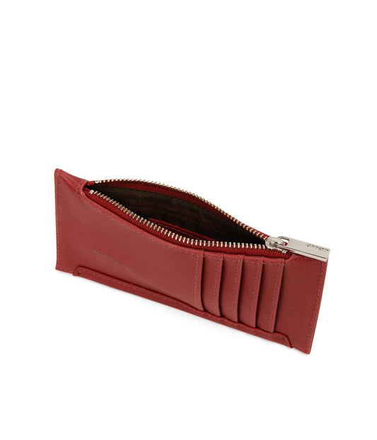 JESSE Slim Vegan Wallet - Vintage | Color: Red - variant::barn