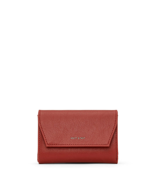 VERASM Small Vegan Wallet - Vintage | Color: Red - variant::barn