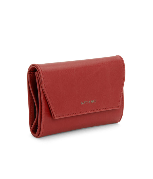 VERASM Small Vegan Wallet - Vintage | Color: Red - variant::barn