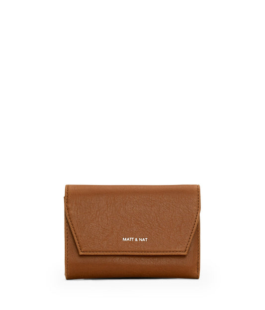 VERASM Small Vegan Wallet - Vintage | Color: Brown - variant::chili