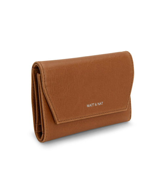 VERASM Small Vegan Wallet - Vintage | Color: Brown - variant::chili