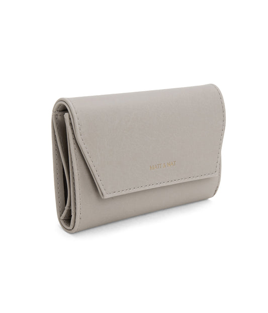 VERASM Small Vegan Wallet - Vintage | Color: Grey - variant::wave