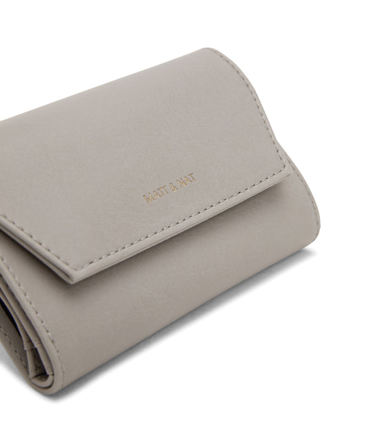 VERASM Small Vegan Wallet - Vintage | Color: Grey - variant::wave