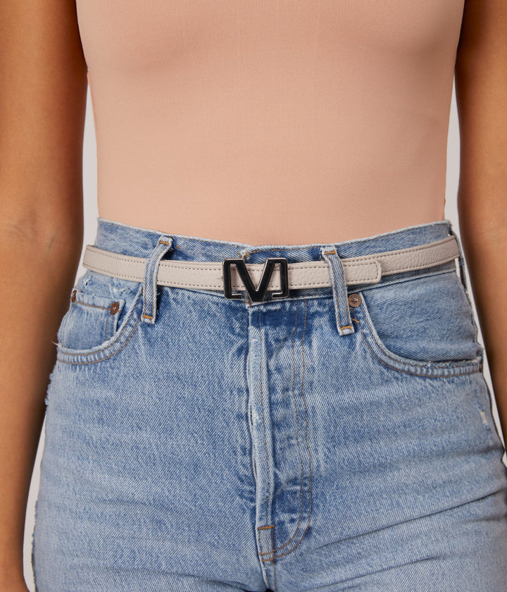 LORIA Women’s Vegan High Waist Belt - Purity | Matt & Nat USA
