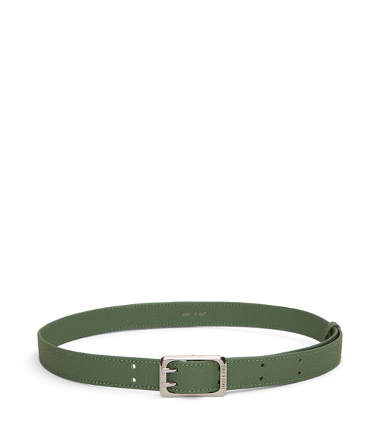 ZANA Vegan Leather Waist Belt - Purity | Color: Green - variant::herb