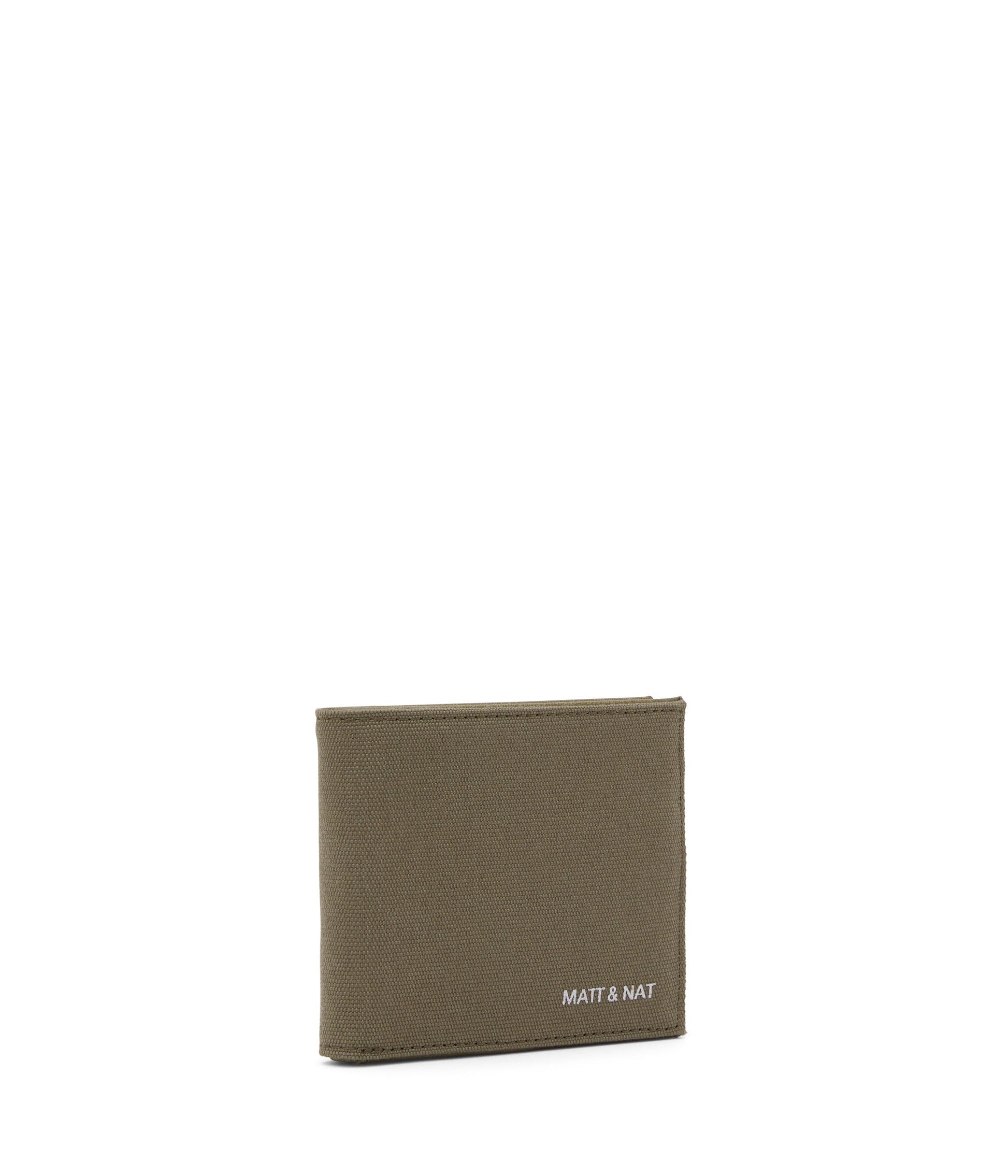 RUBBEN Vegan Folded Wallet - Canvas | Color: Green - variant::olive