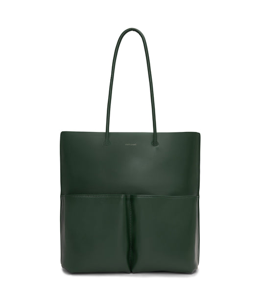 BERTA Vegan Tote Bag - Loom | Color: Green - variant::vineyard