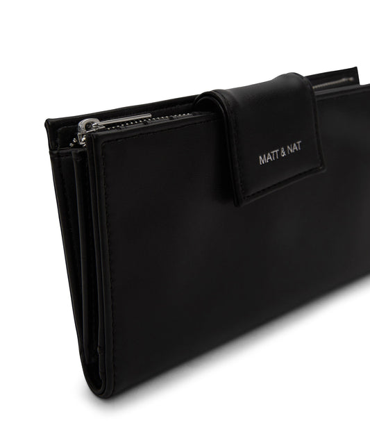 CRUISE Vegan Wallet - Loom | Color: Black - variant::black