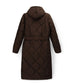 DALLAS Women's Vegan Quilted Jacket | Color: Brown - variant::espresso