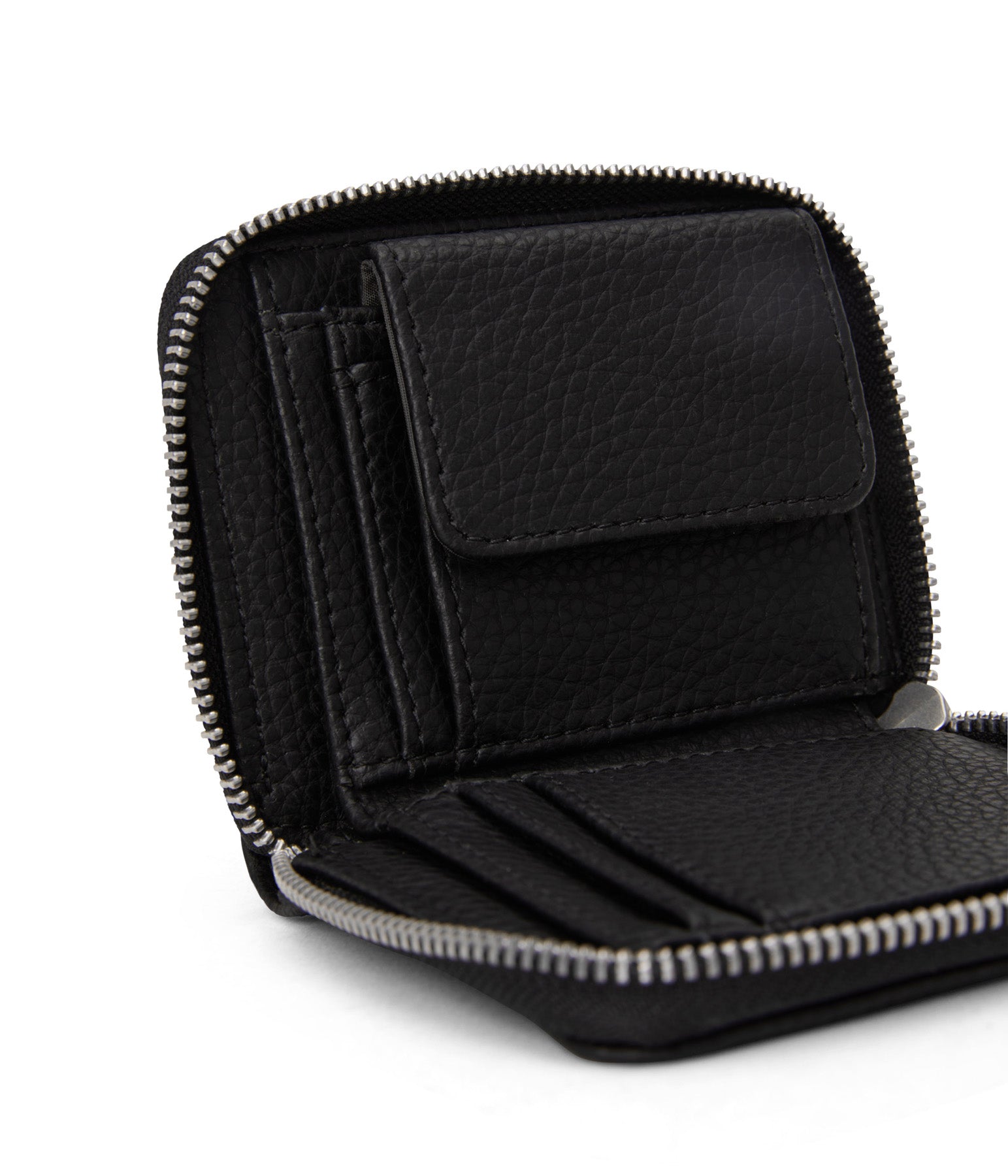 RUE Small Vegan Zip Wallet - Purity | Color: Black - variant::black