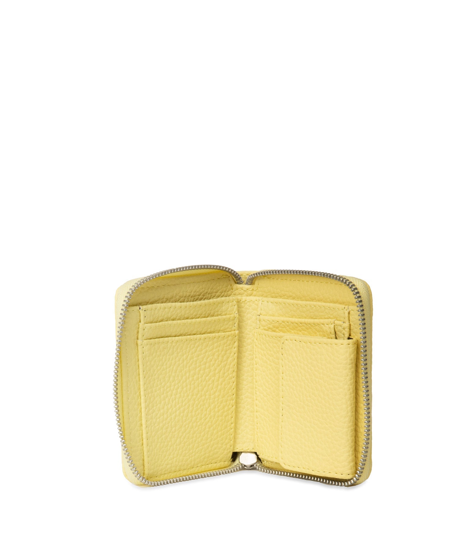 RUE Small Vegan Zip Wallet - Purity | Color: Yellow - variant::daffodil