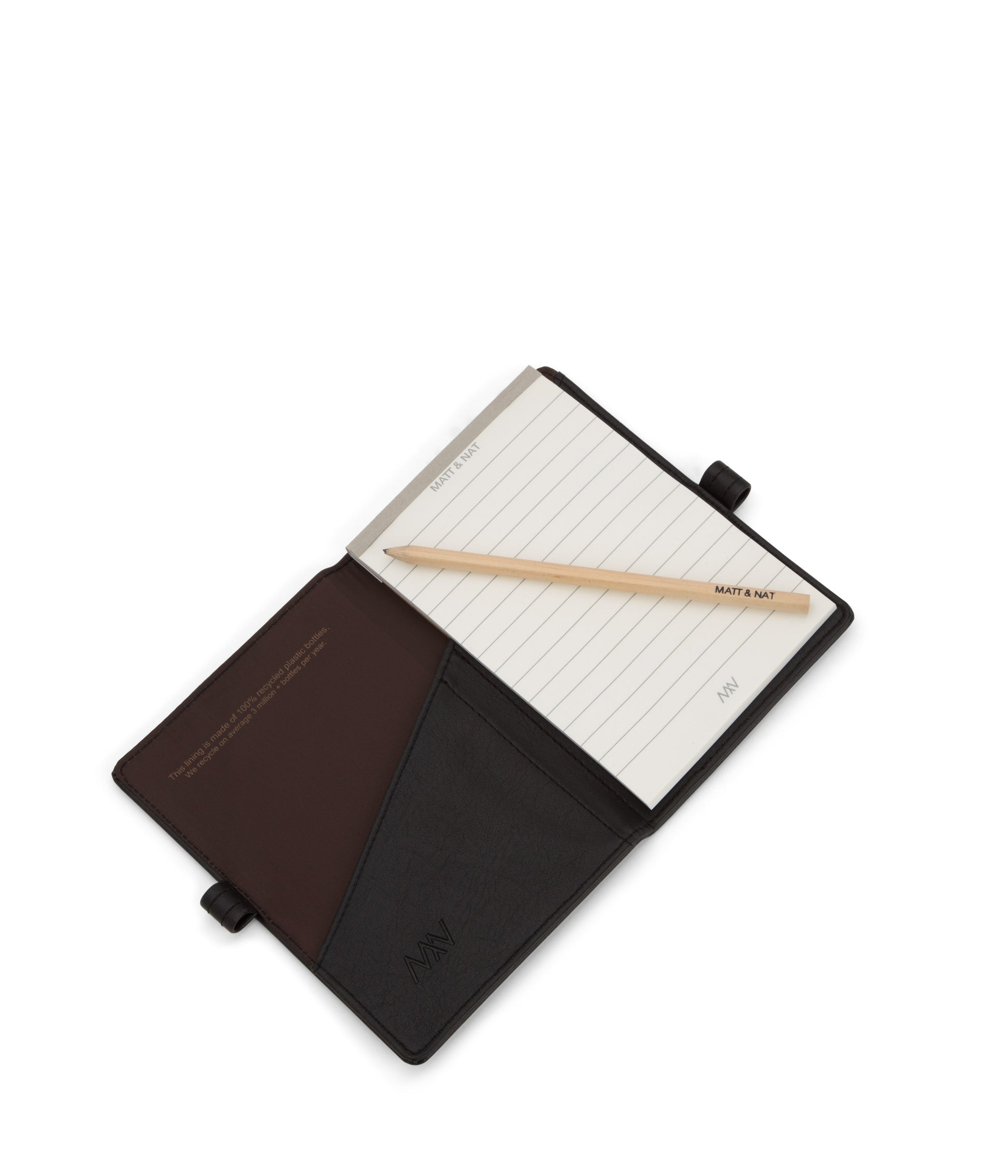 MAGISTRALSM Small Vegan Notepad Cover - Vintage | Color: Black - variant::black