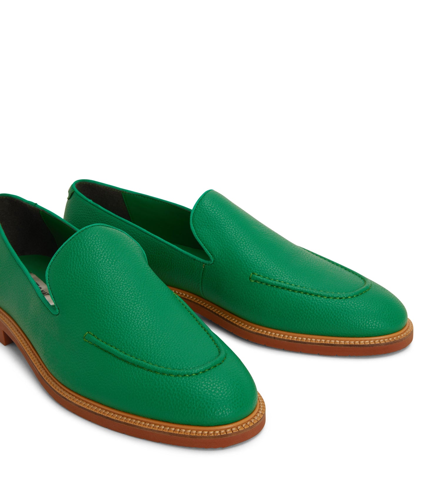 ALTMAN Men's Vegan Slip On Loafers | Color: Green - variant::green