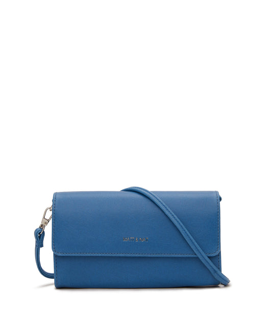 DREWMED Vegan Crossbody Bag - Vintage | Color: Blue - variant::bluejay
