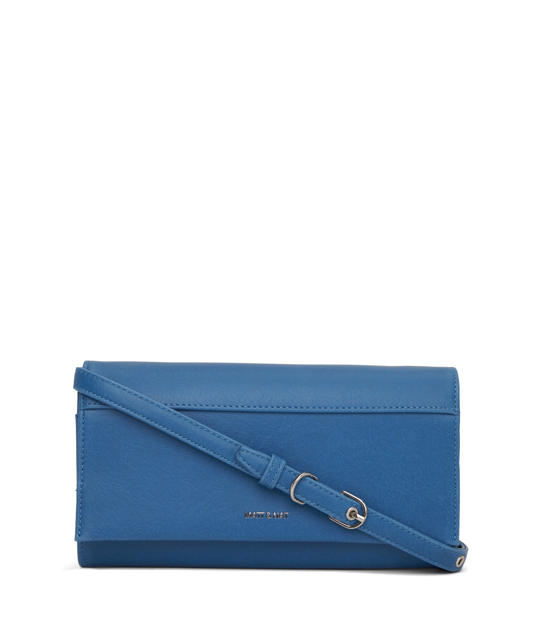 LETTE Vegan Wallet Crossbody Bag - Vintage | Color: Blue - variant::bluejay