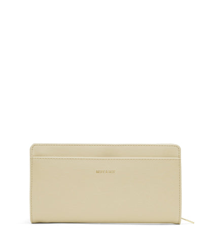 WEBBER Vegan Wallet - Vintage | Color: White - variant::vanilla