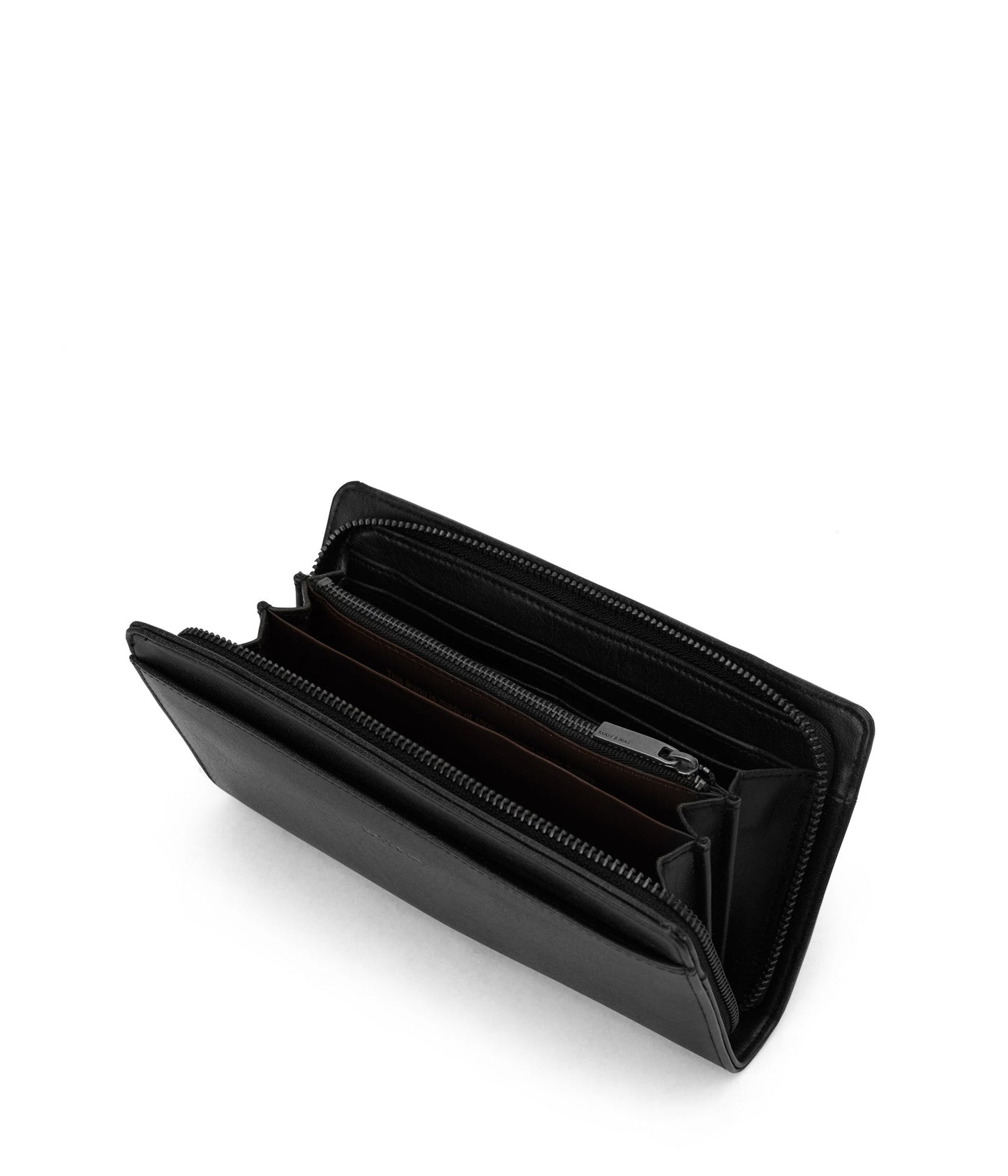 WEBBER Vegan Wallet - Vintage | Color: Black - variant::black