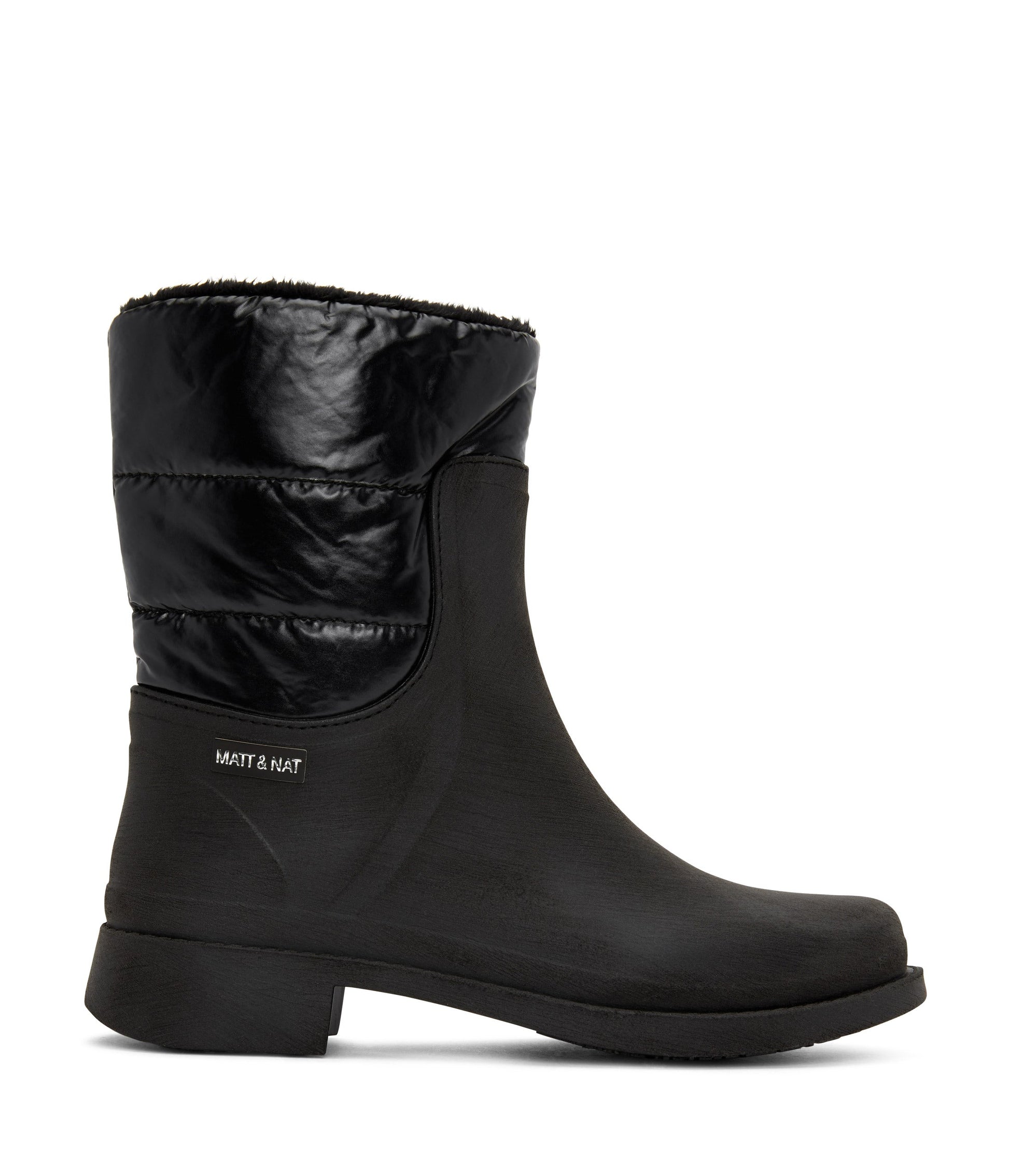 ROMINA Women's Vegan Rain Boots | Color: Black - variant::black
