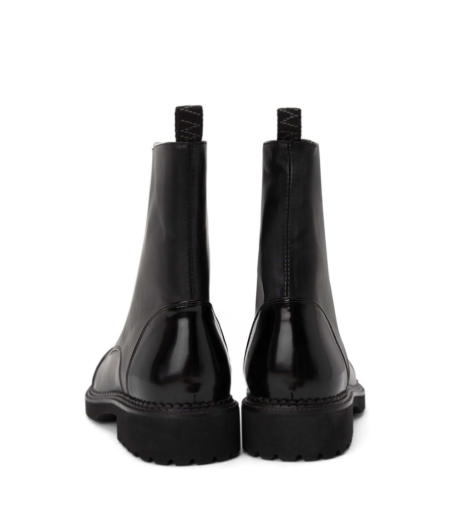 JASMIN Women's Vegan Combat Boots | Color: Black - variant::black
