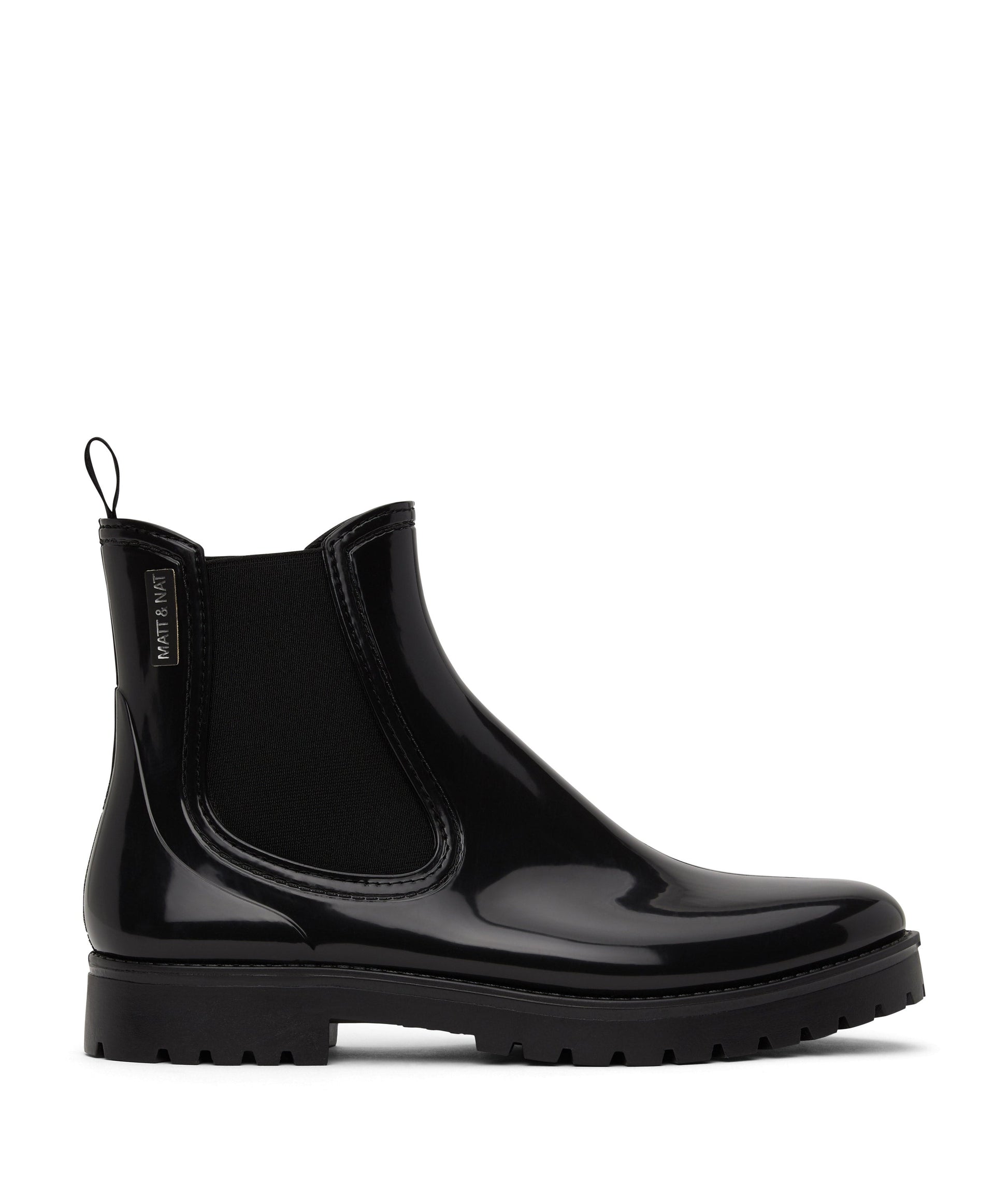 LANEY Women's Vegan Rain Boots | Color: Black - variant::black
