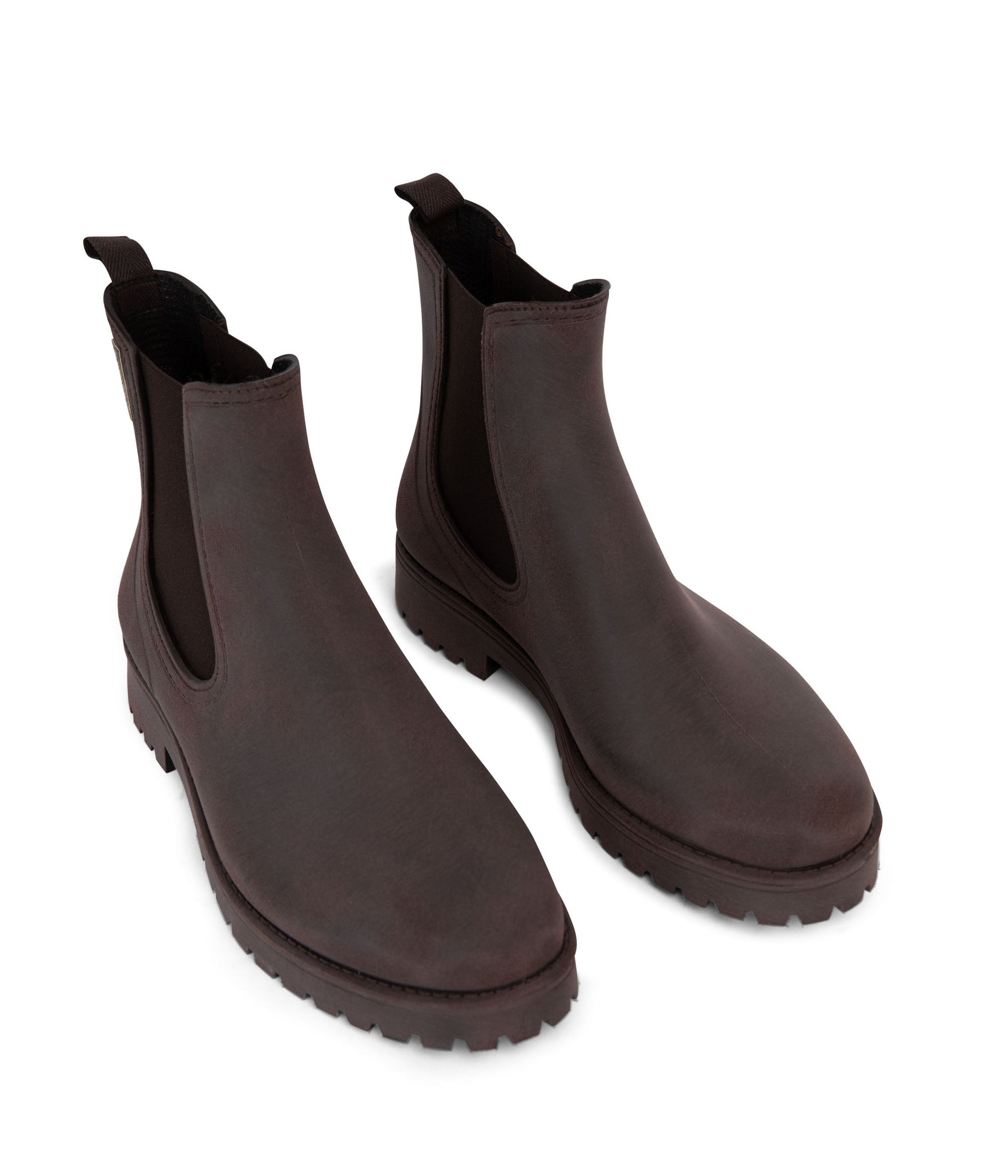 LANEY Women's Vegan Rain Boots | Color: Brown - variant::matbro
