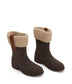 MARIA Women's Vegan Rain Boots | Color: Brown - variant::brown