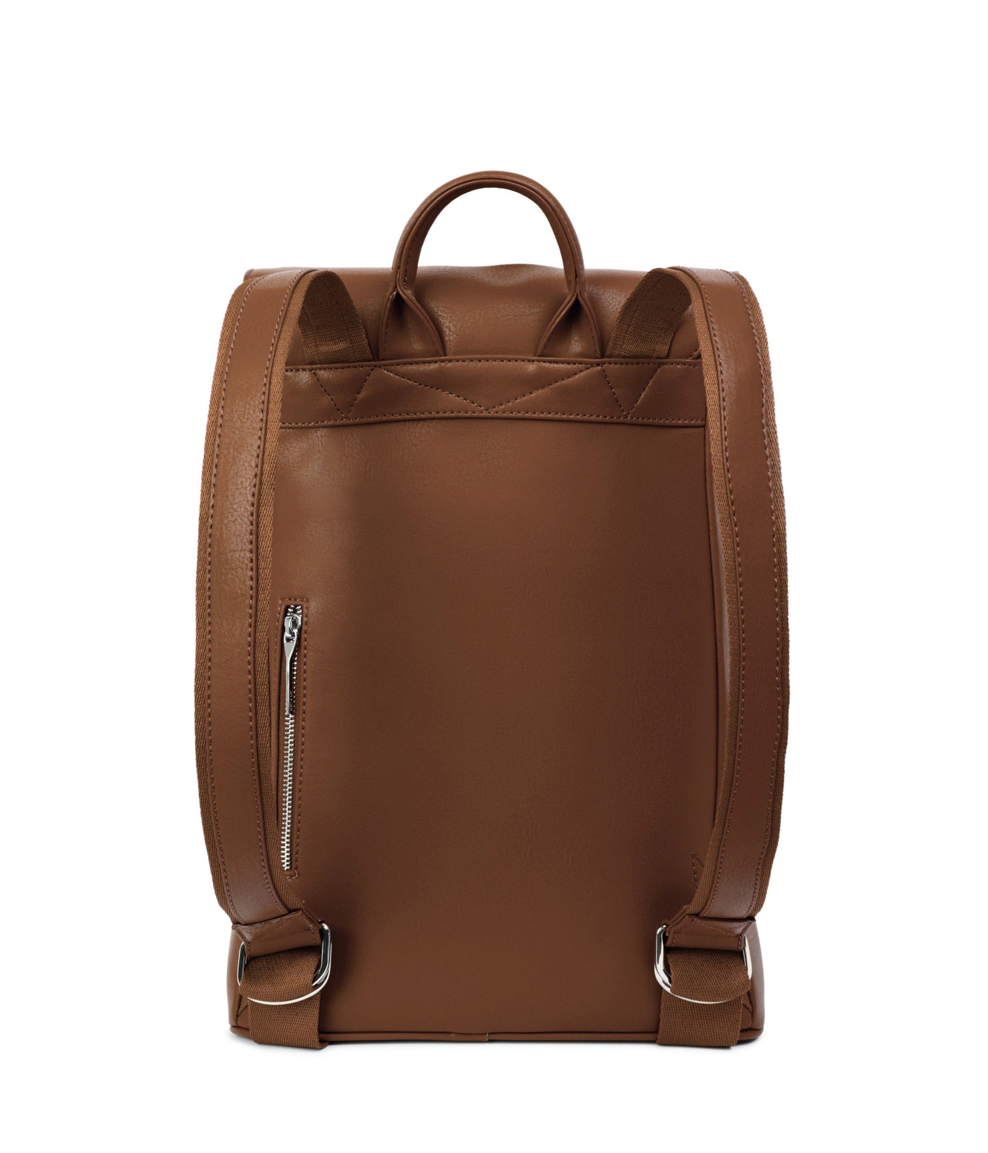 Matt Nat Fabi Silver Gray Vegan Leather Backpack Arbor FABI Vegan Backpack - Arbor | Matt & Nat Europe main image 3