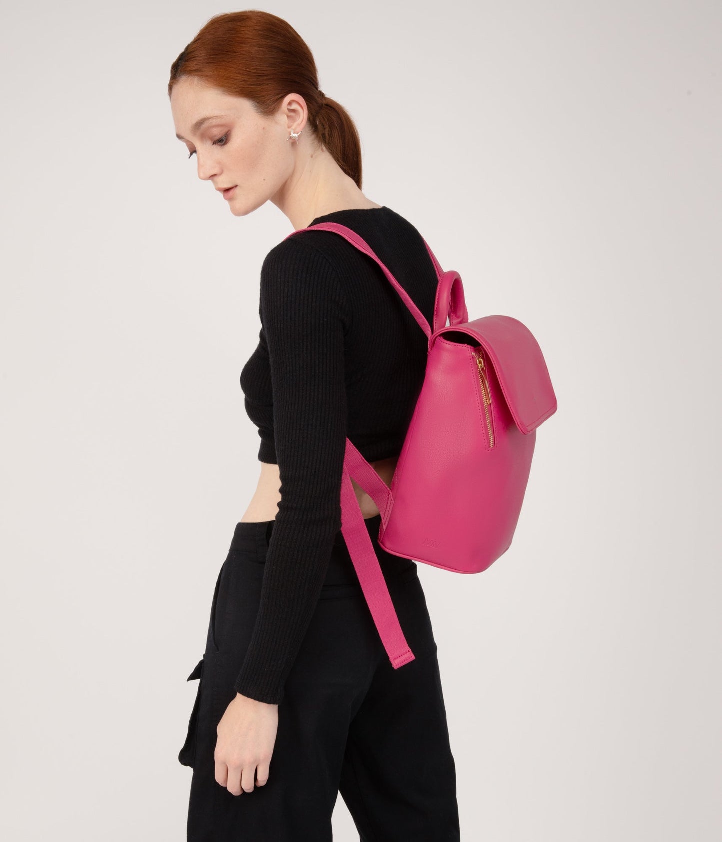 FABI MINI Vegan Backpack - Arbor | Color: Red - variant::beetroot