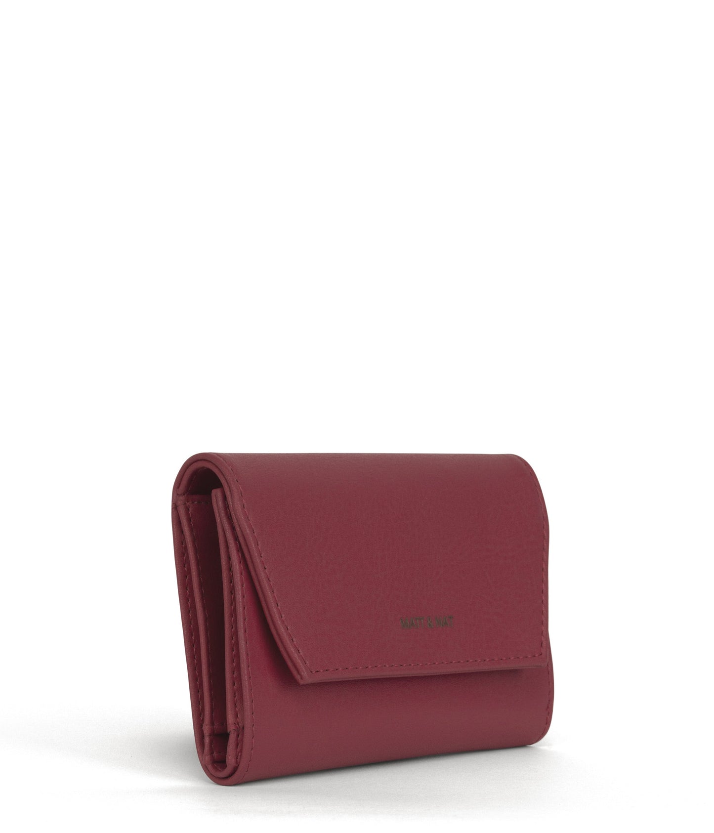 VERASM Small Vegan Wallet - Arbor | Color: Red - variant::beetroot