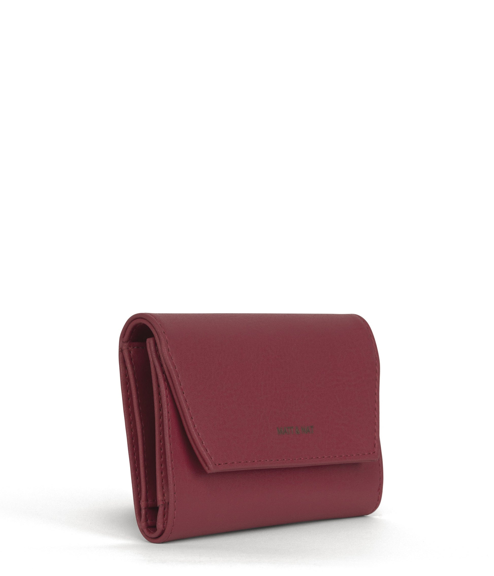 VERASM Small Vegan Wallet - Arbor  | Color: Red - variant::beetroot