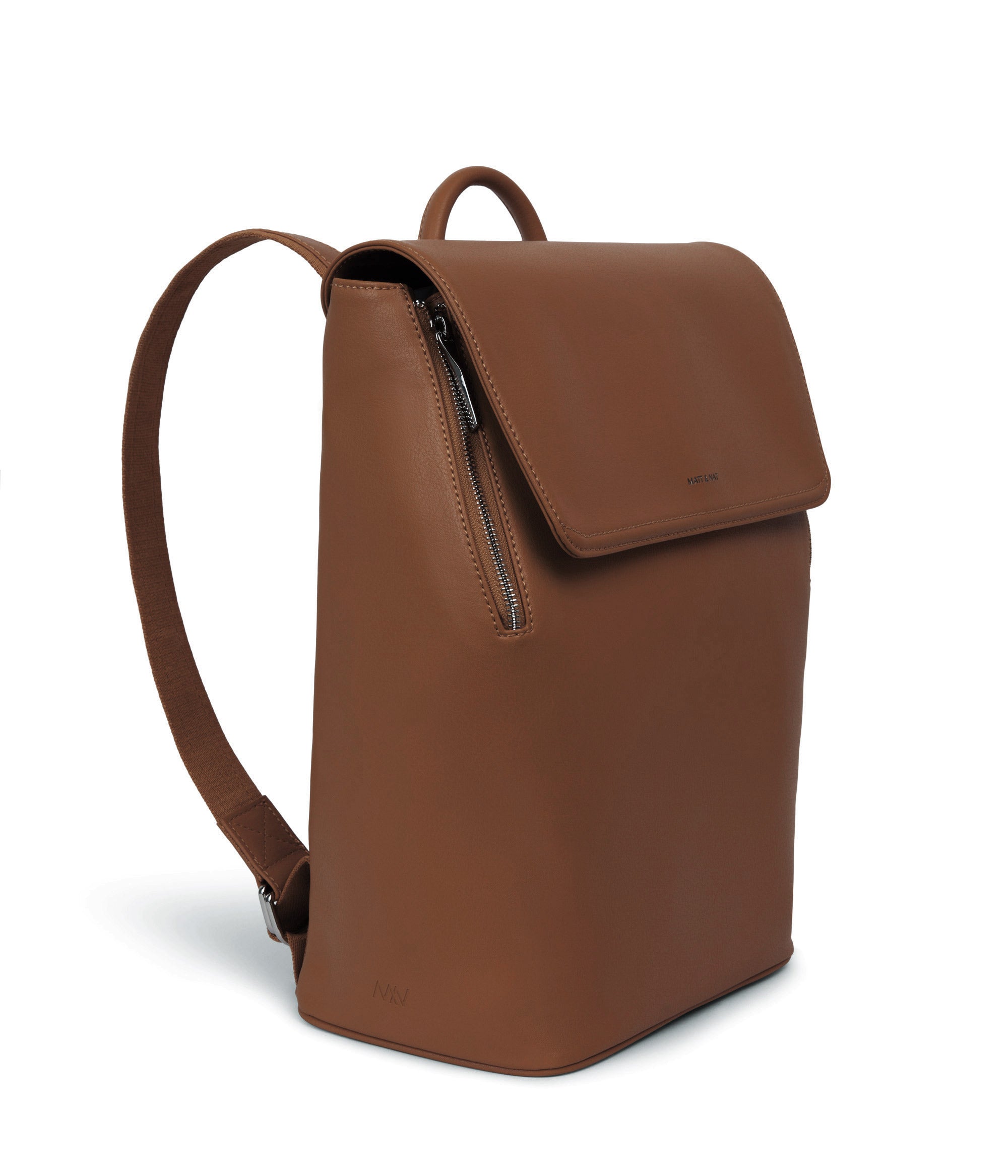 Matt Nat Fabi Silver Gray Vegan Leather Backpack Arbor FABI Vegan Backpack - Arbor | Matt & Nat Europe main image 4