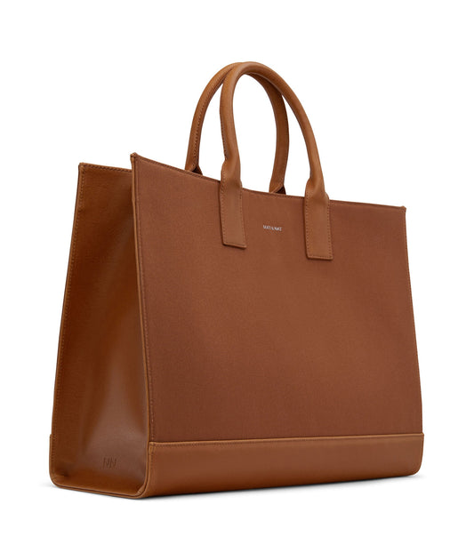 JOI Canvas Tote Bag - Canvas | Color: Brown - variant::chili