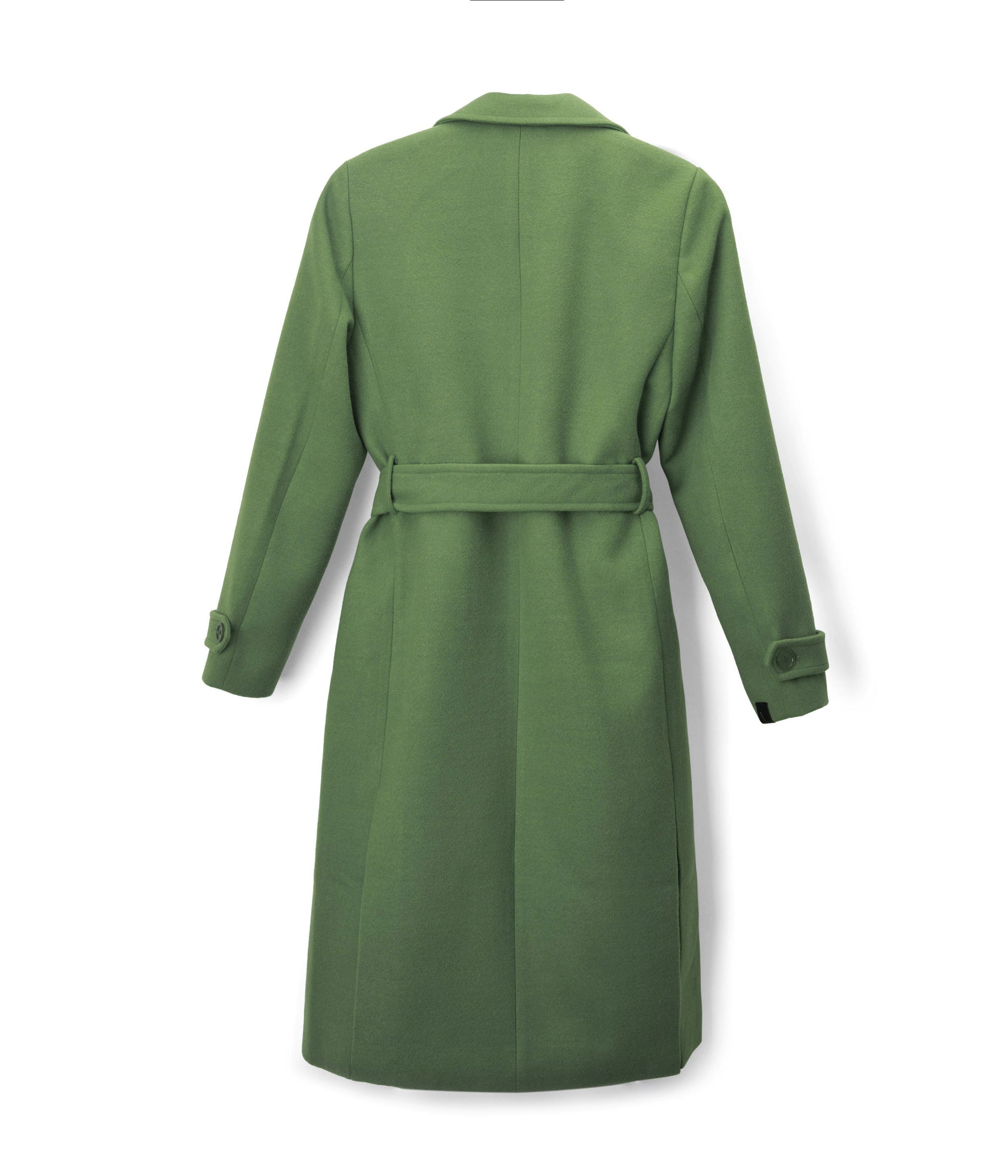 EVIE Women's Vegan Wool Coat | Color: Green - variant::herb