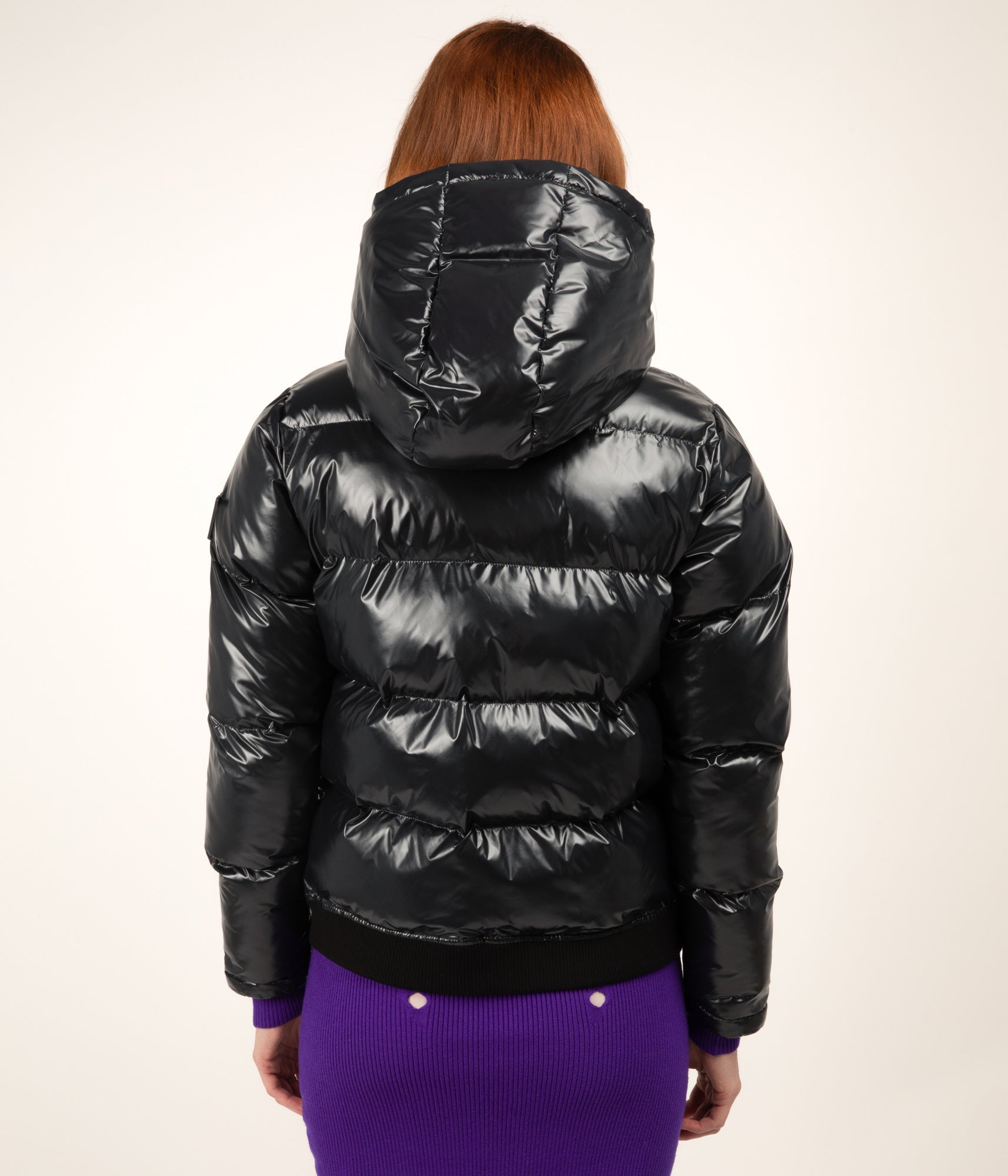 Good Quality Women Padding Jacket Winter Girls Quilted Coat with Real Fur  Hood Women Custom Black Shiny Puffer Jacket - China Puffer Jacket and  Quilted Coat price