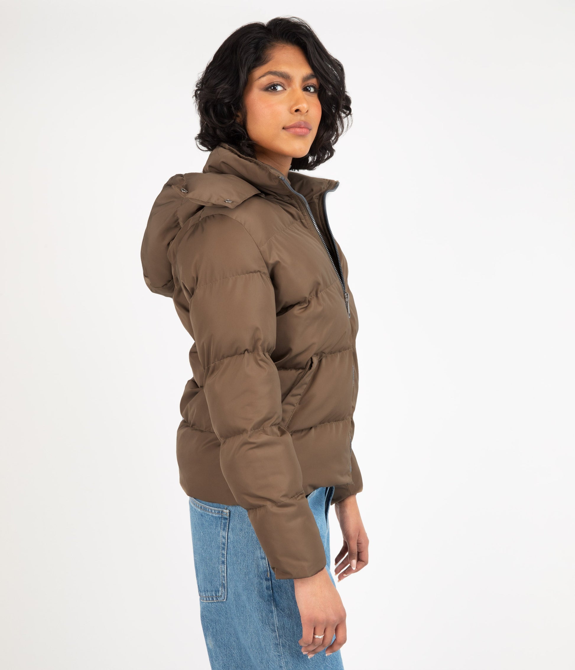 LINZ Puffer Jacket | Color: Black - variant::black