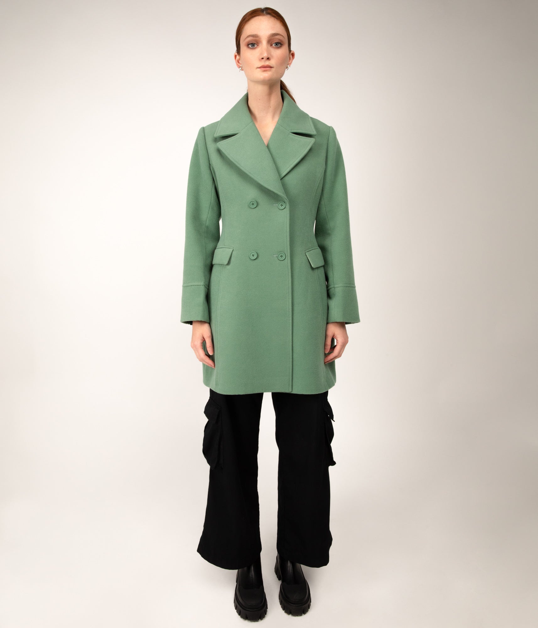 ODILIA Women's Vegan Coat | Color: Beige - variant::beige