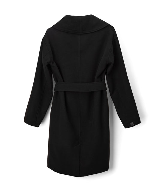 SOHEE Women's Vegan Coat | Color: Black - variant::black