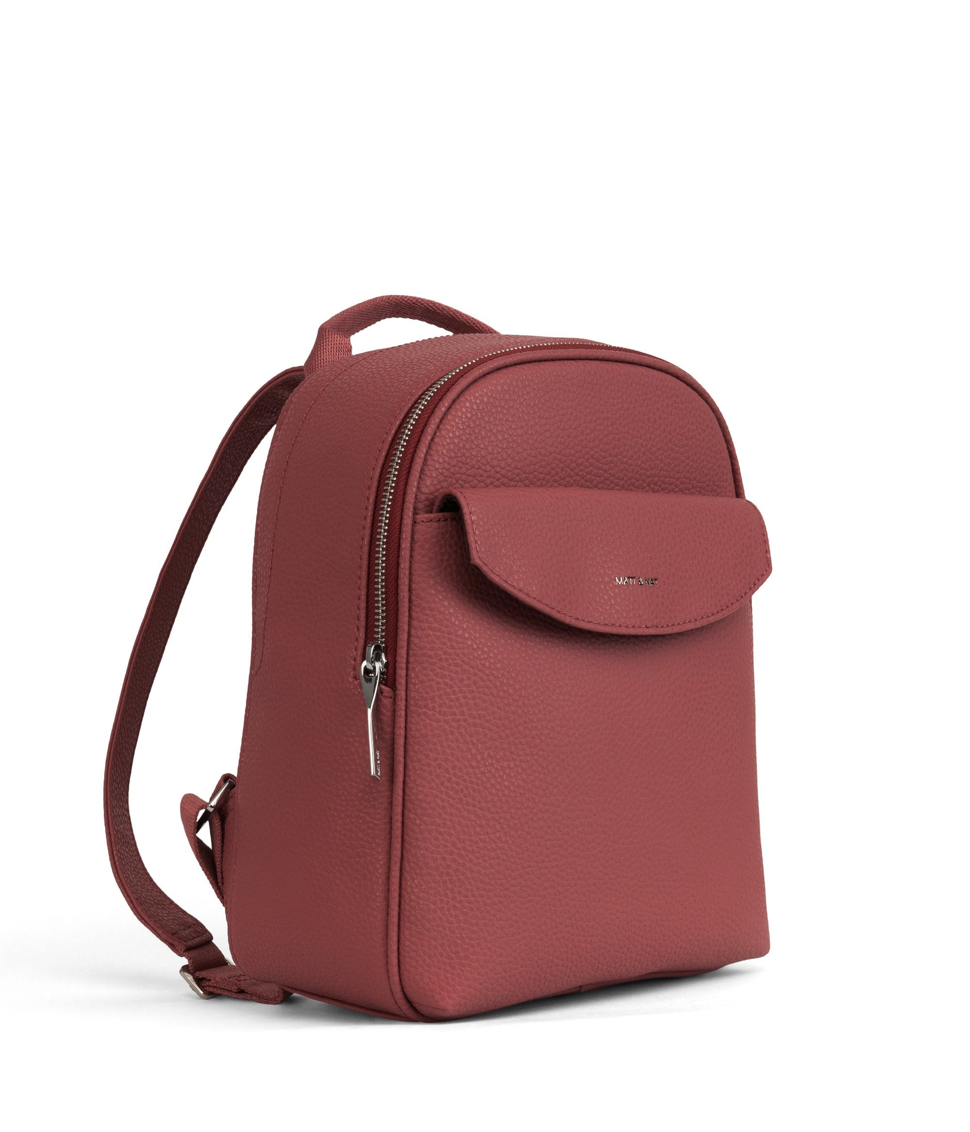 HARLEM Small Vegan Backpack - Purity | Color: Red - variant::lychee