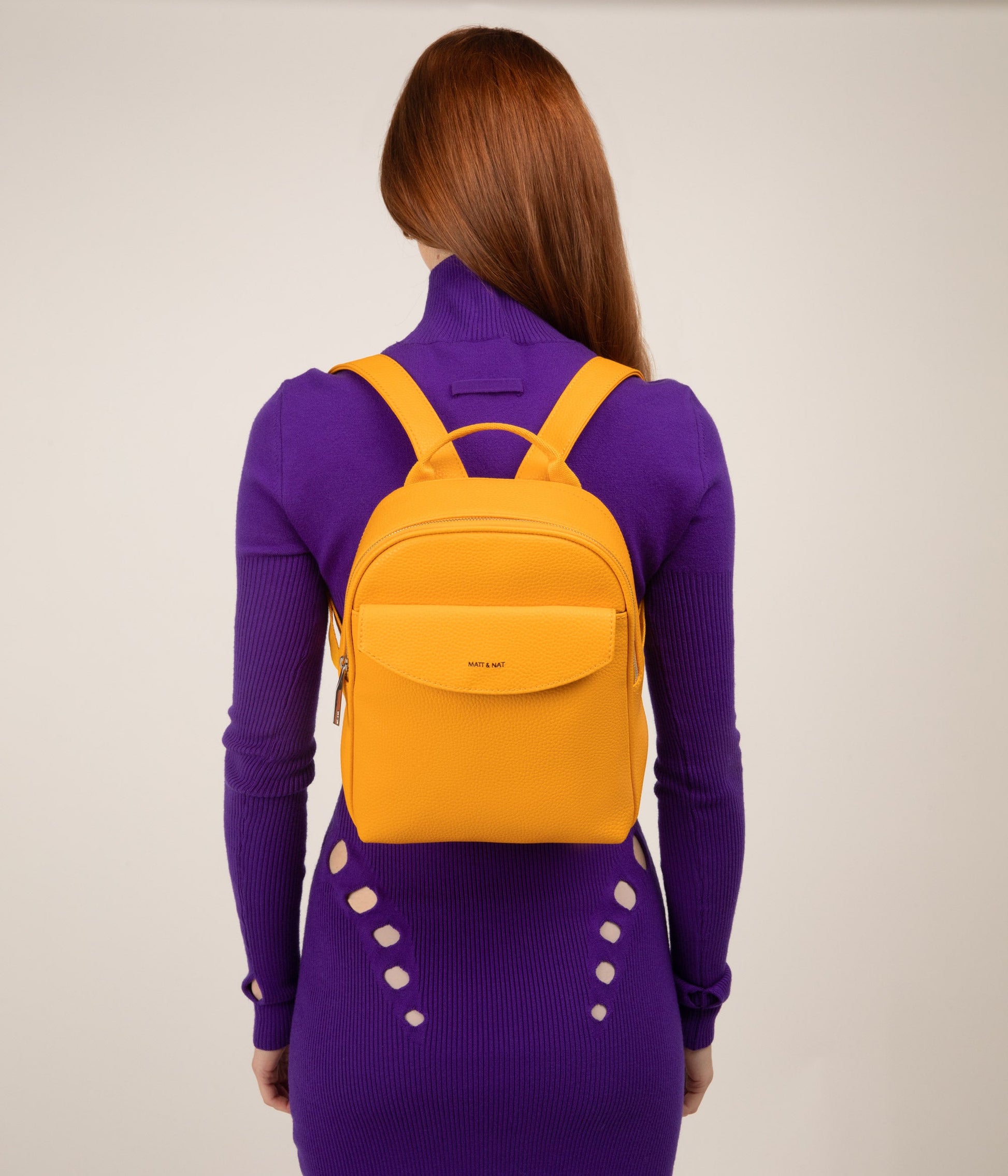 HARLEM Small Vegan Backpack - Purity | Color: Purple - variant::violet