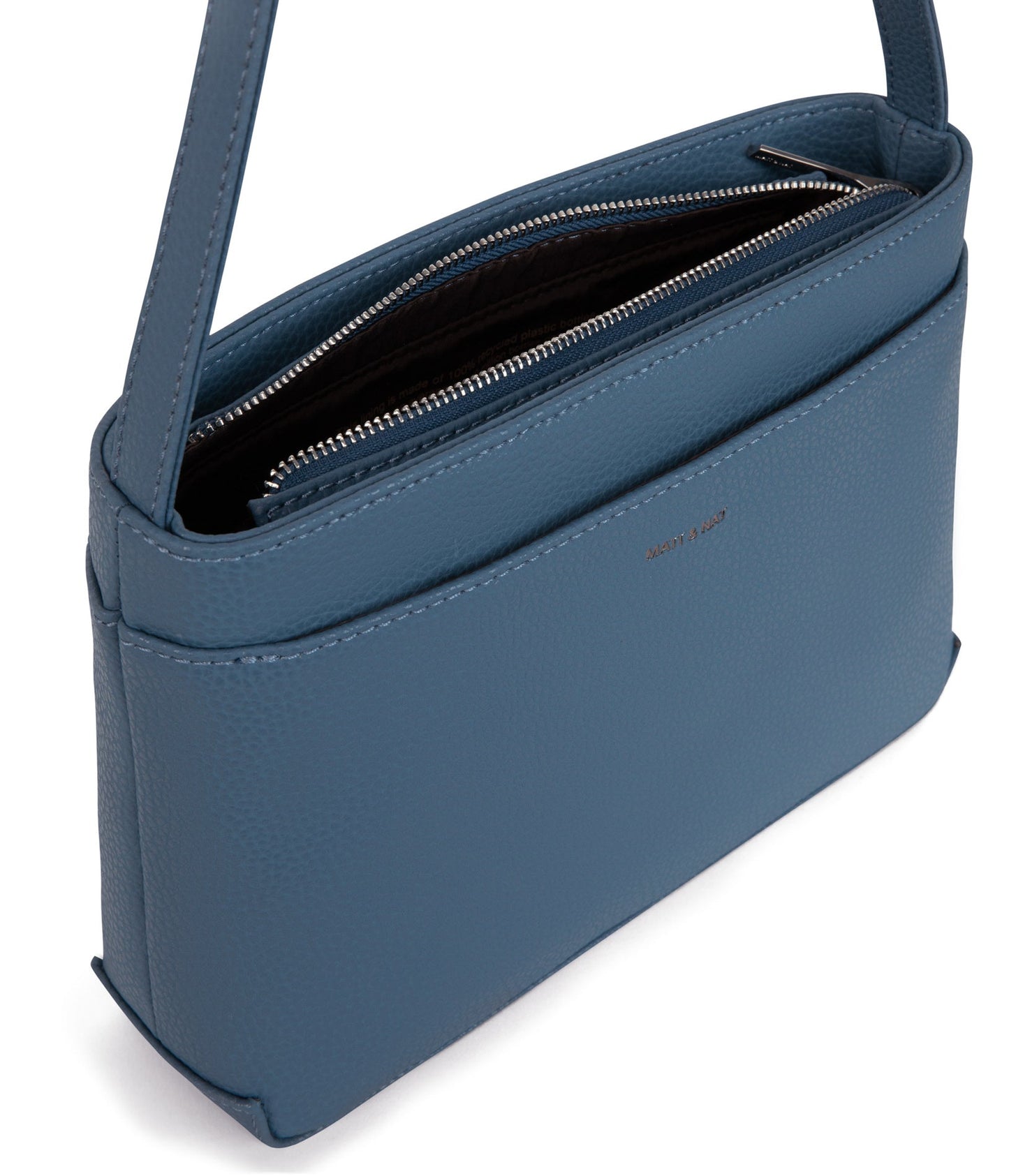 LUISA Vegan Shoulder Bag - Purity | Color: Blue - variant::galaxy