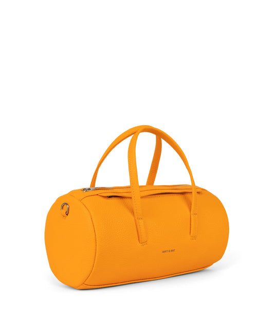 INES Vegan Barrel Bag - Purity | Color: Orange - variant::arancia