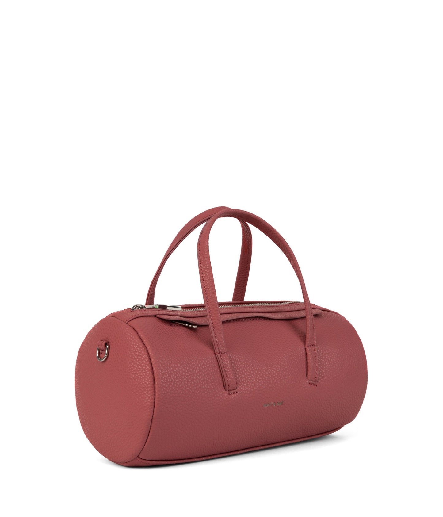 INES Vegan Barrel Bag - Purity | Color: Red - variant::lychee