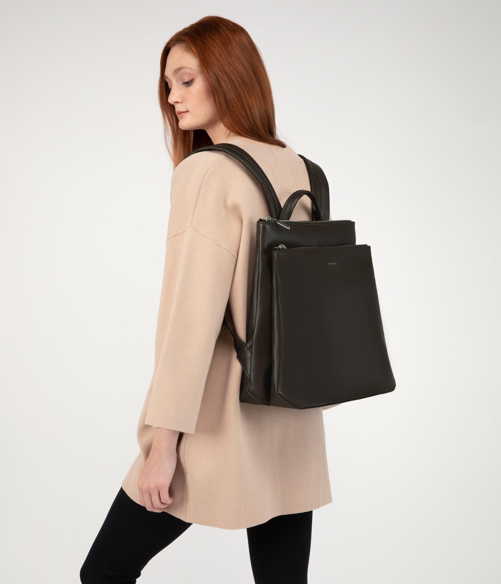 Le Foulonné Backpack Turtledove - Leather | Longchamp US