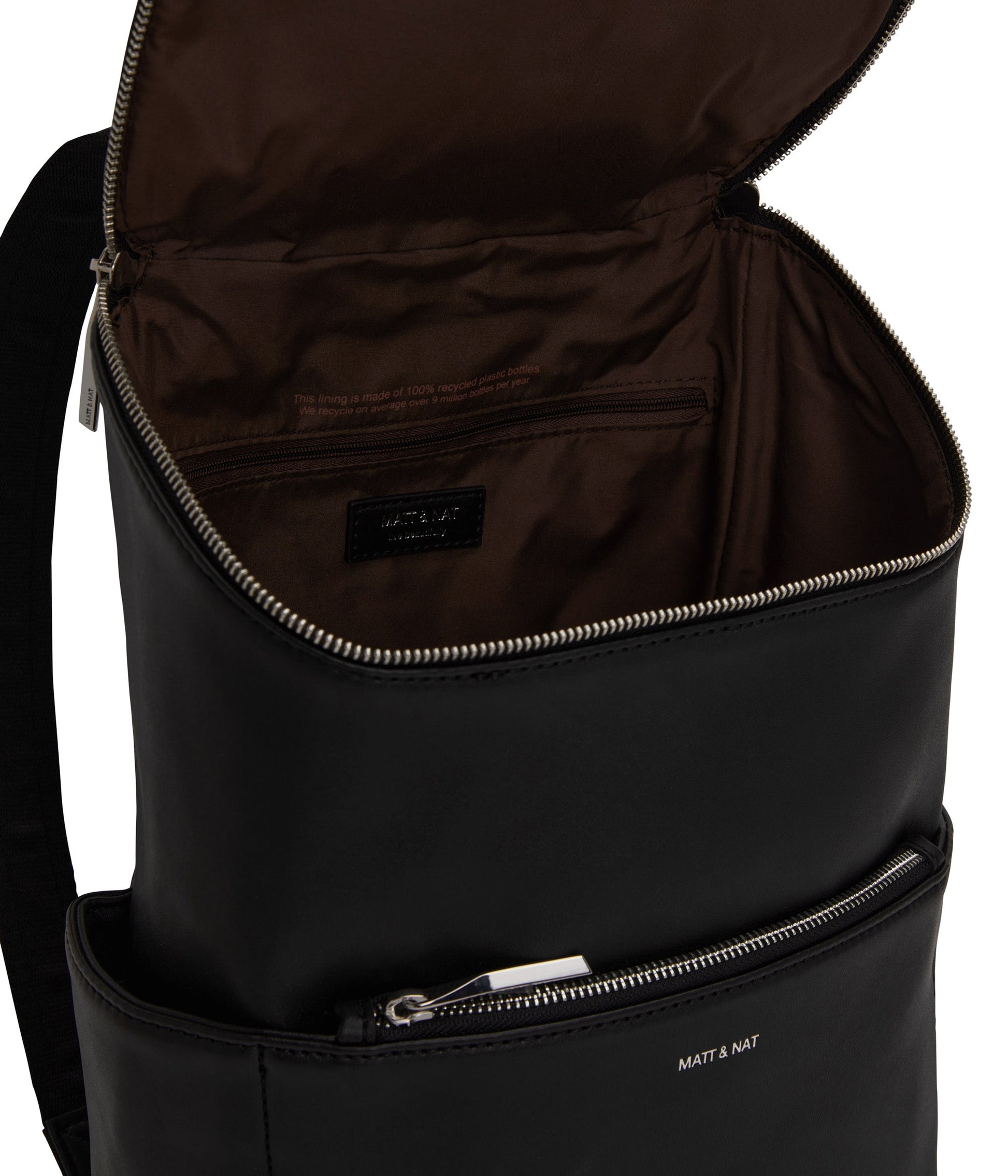 BRAVE Vegan Crossbody Bag - Sol | Color: Black - variant::black
