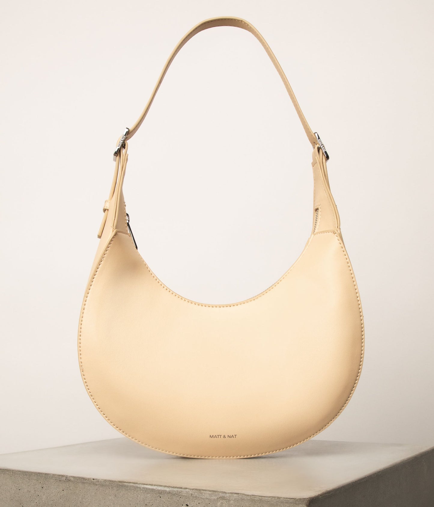 GIULIA Vegan Shoulder Bag - UPPEAL™ | Color: Beige - variant::organic